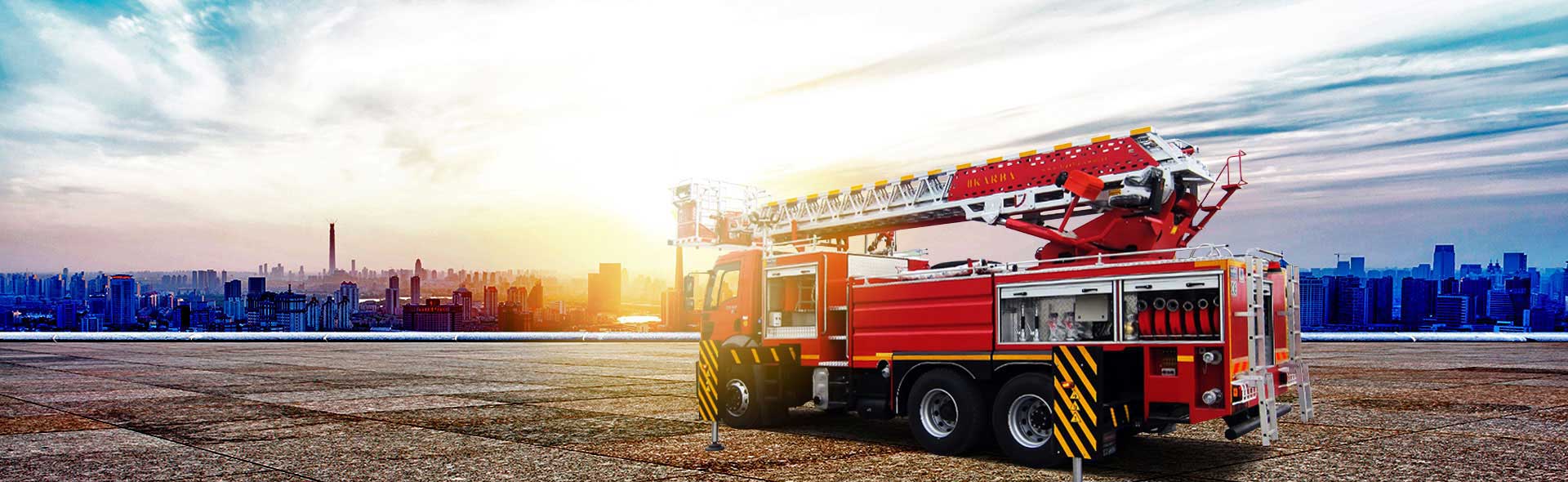 Hydraulic Ladder Fire Fighting Vehicles
