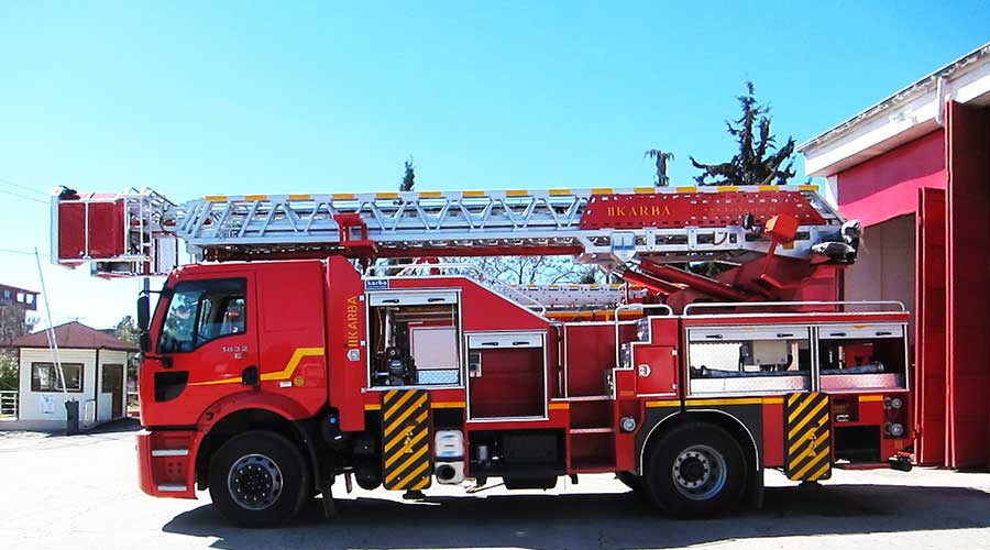 merdivenli itfaiye araci 16