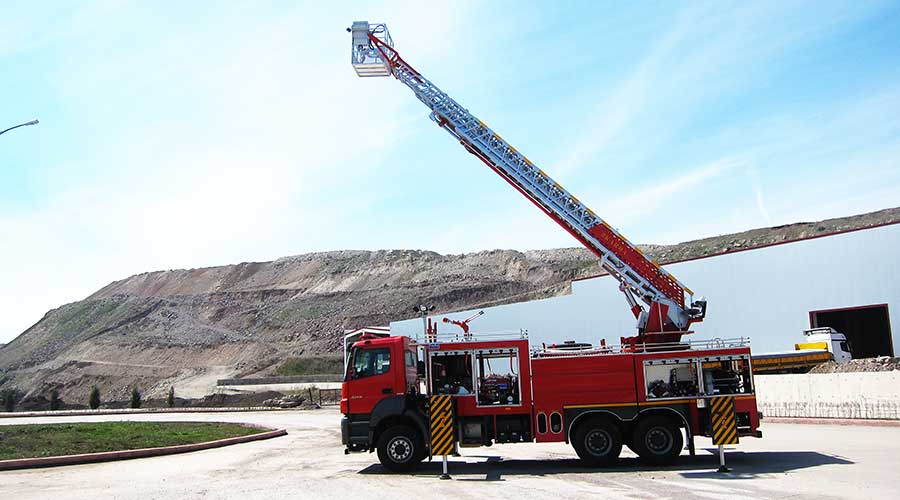 merdivenli itfaiye araci 26